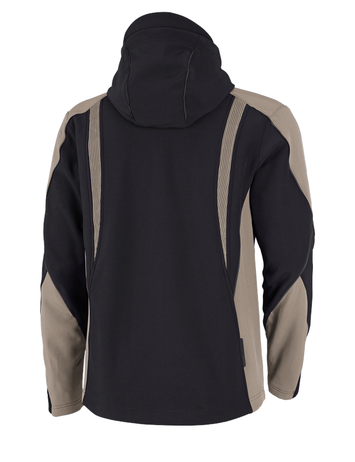 Secondary image Softshell jacket e.s.vision black/clay