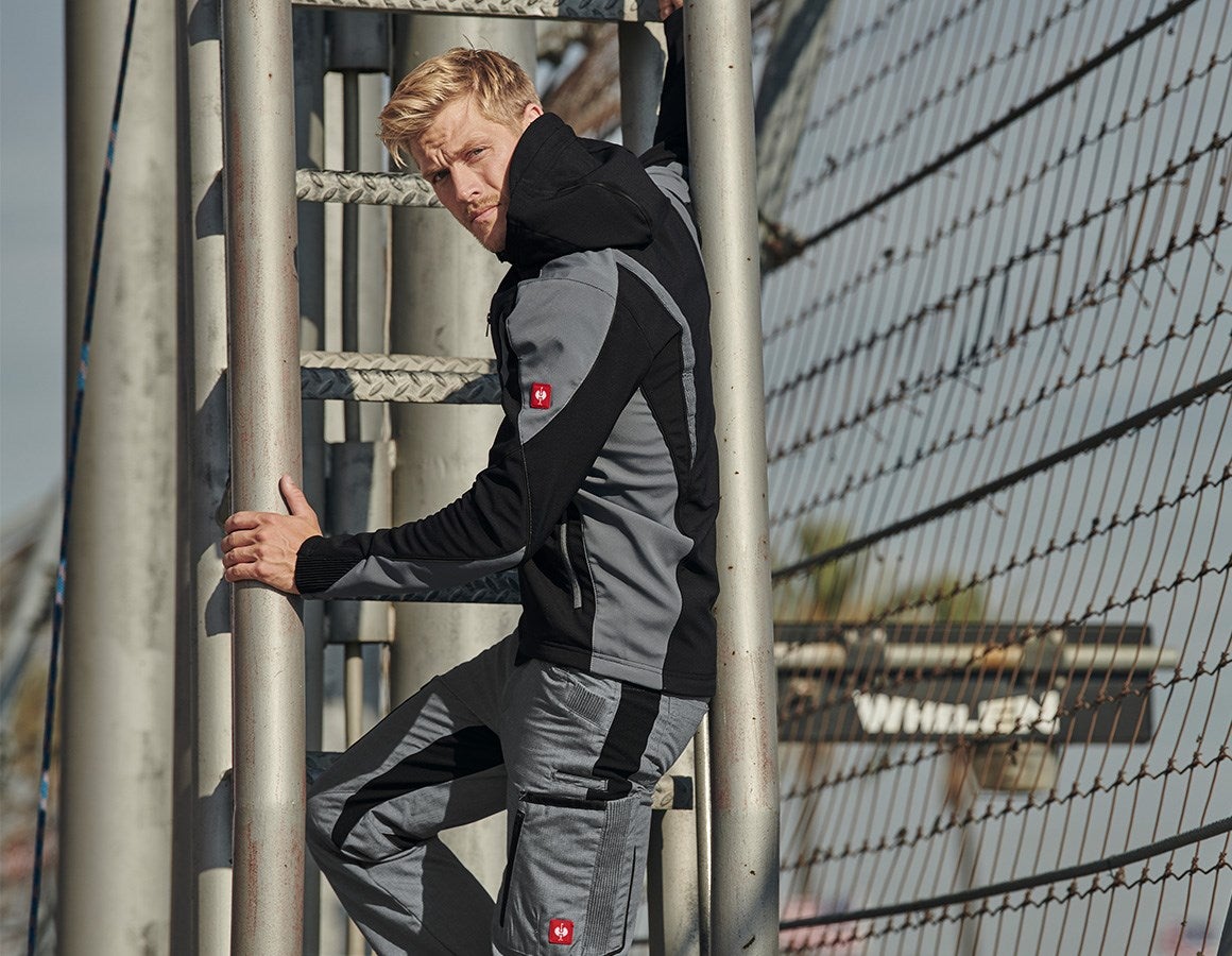 Additional image 1 Softshell jacket e.s.vision black/cement