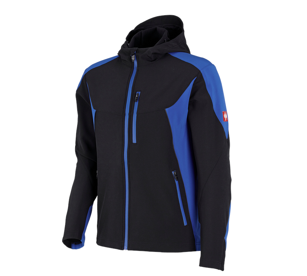 Primary image Softshell jacket e.s.vision black/royalblue