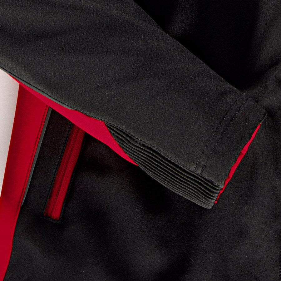 Detailed image Softshell jacket e.s.vision black/red