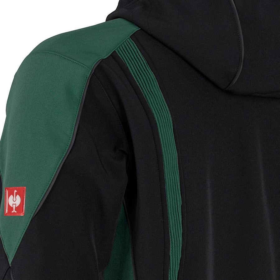 Detailed image Softshell jacket e.s.vision black/green
