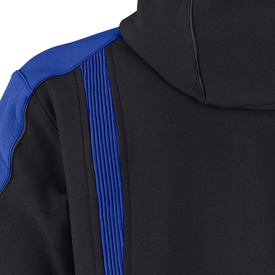 Detailed image Softshell jacket e.s.vision black/royalblue