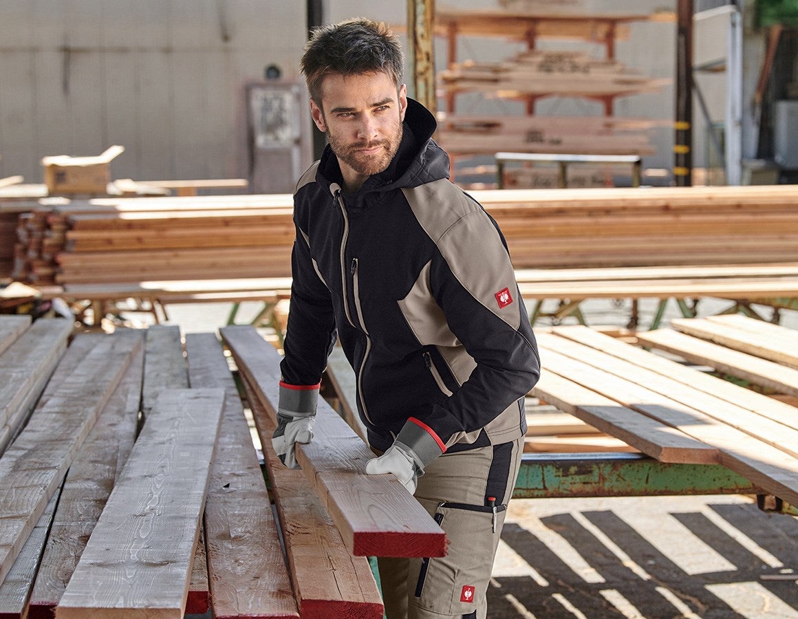 Additional image 2 Softshell jacket e.s.vision black/clay