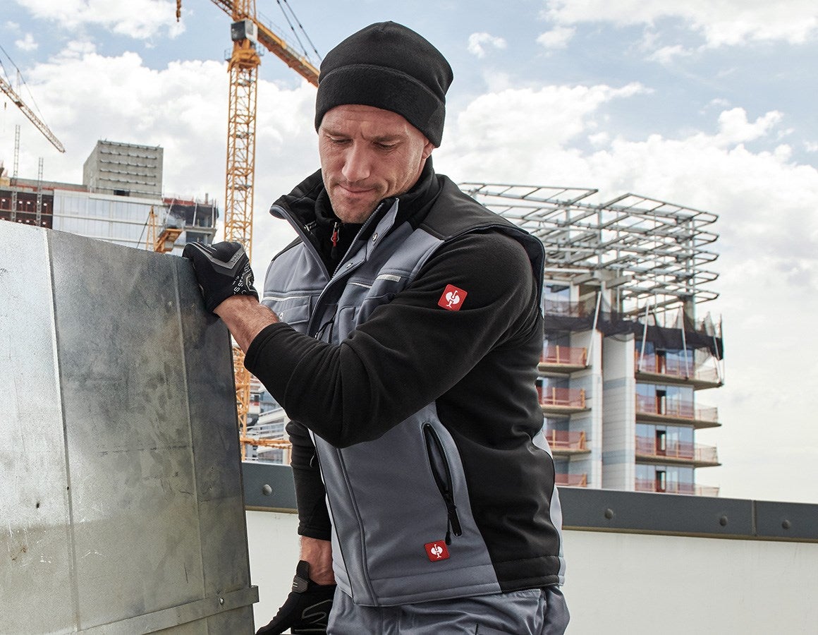 Additional image 1 Softshell bodywarmer e.s.motion grey/black