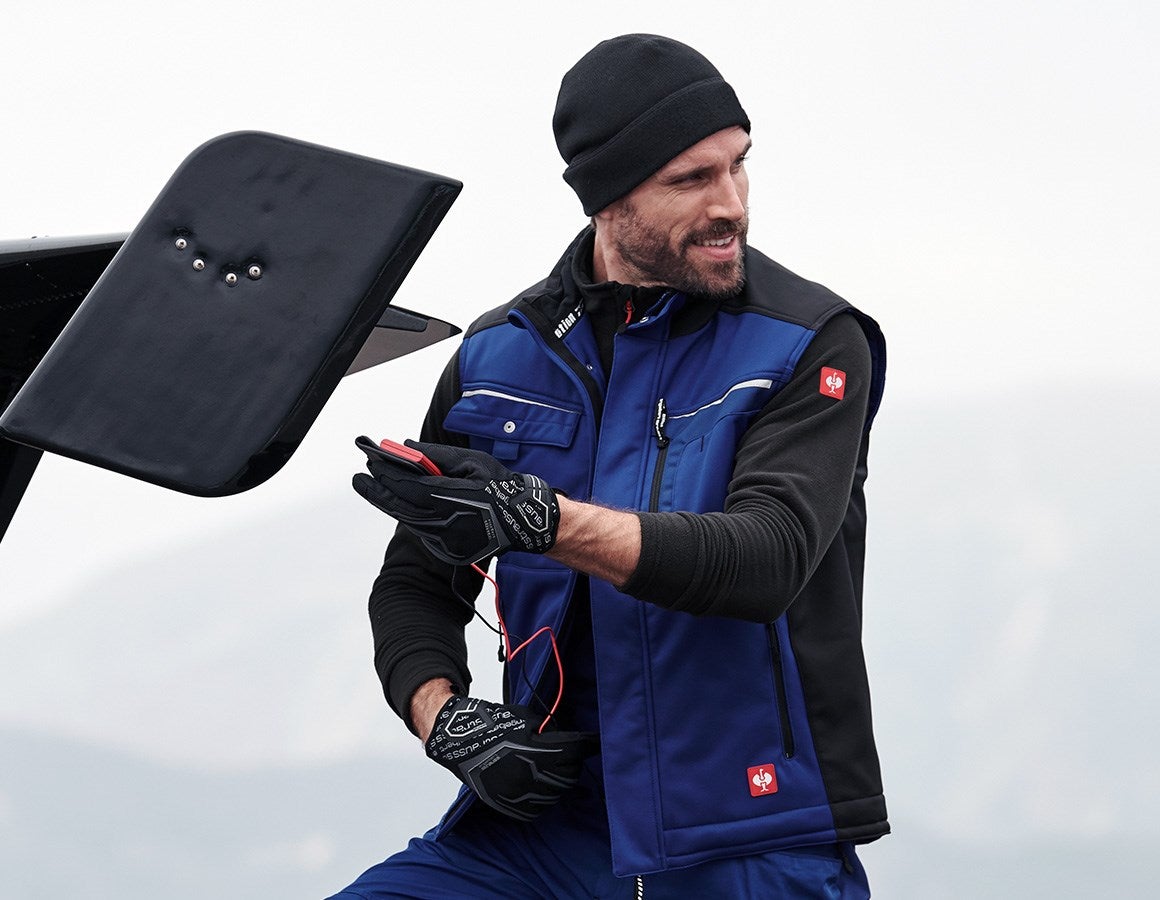 Additional image 1 Softshell bodywarmer e.s.motion royalblue/black