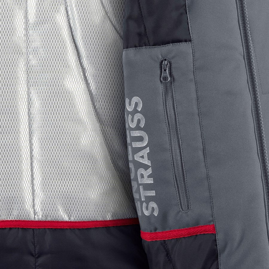 Detailed image Softshell bodywarmer e.s.motion grey/black