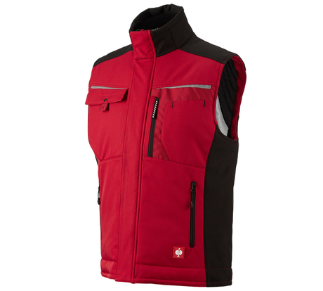 Primary image Softshell bodywarmer e.s.motion red/black