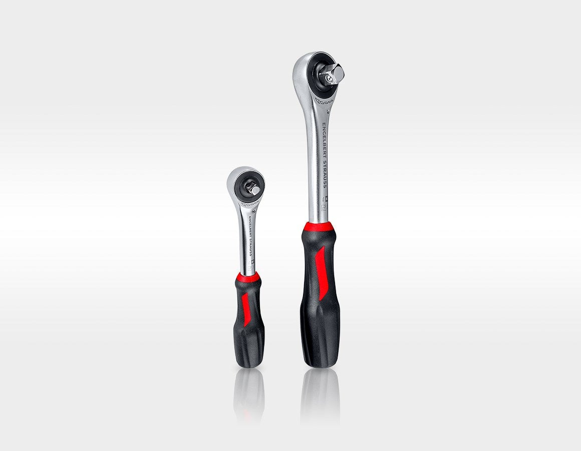 Additional image 3 Socket wrench set lockfix 1/4+1/2 in STRAUSSbox Midi