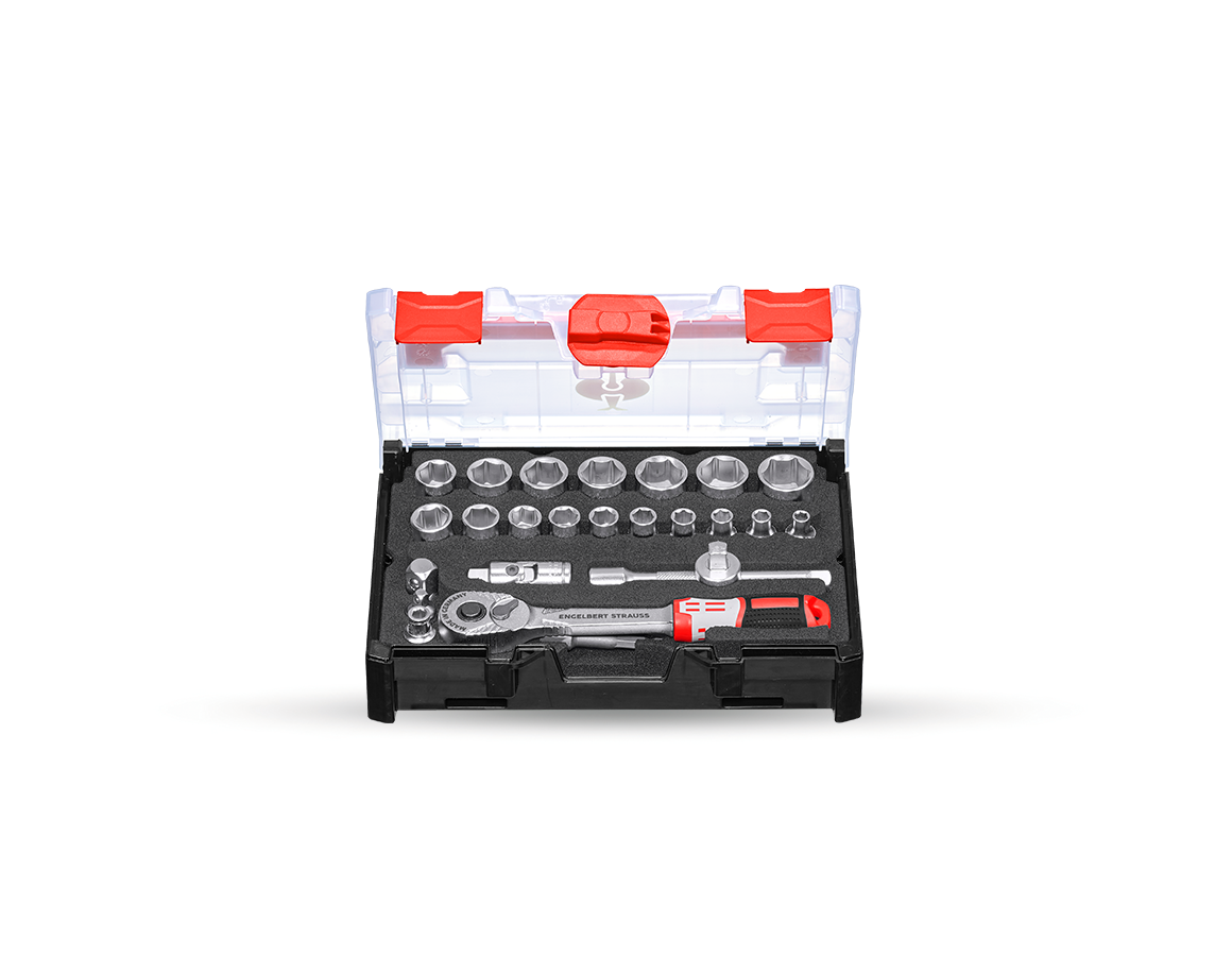 Primary image Socket wrench set pro 3/8 in STRAUSSbox mini undefined