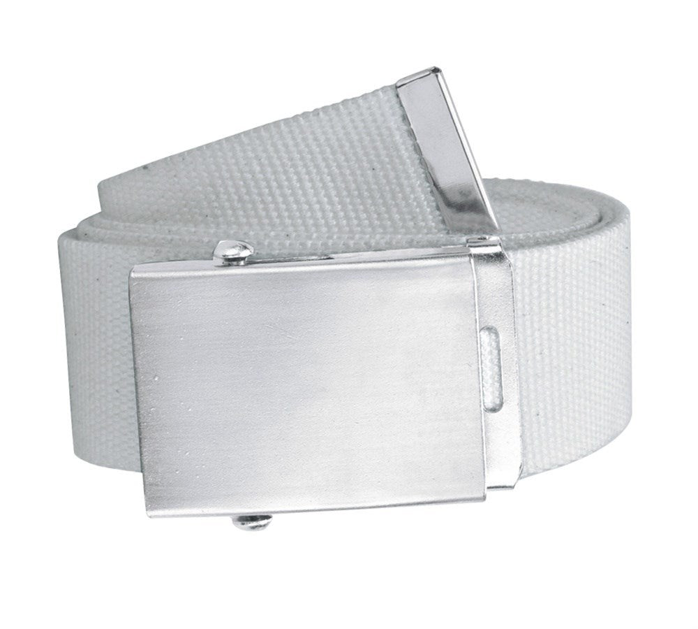 Primary image Fabric belt white