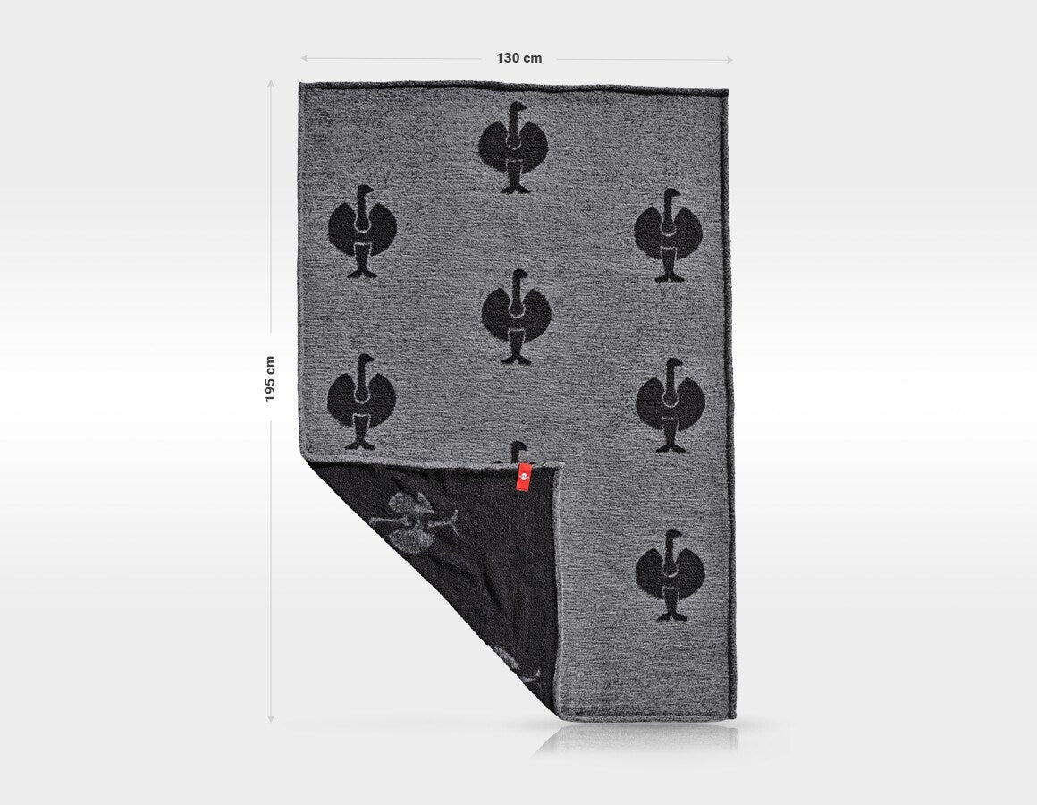 Main action image Strauss blanket black/nordicgrey