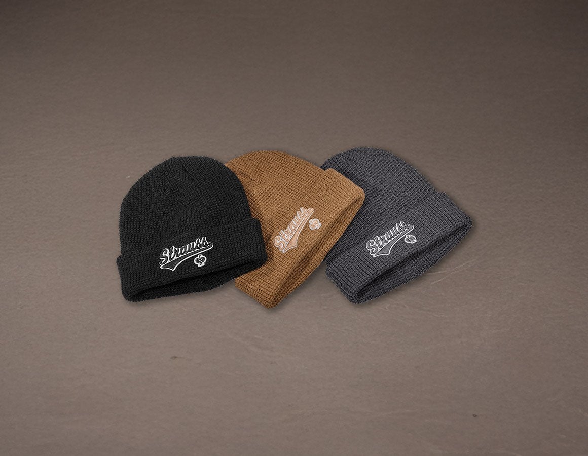 Additional image 1 Knitted hat e.s.e:pic black