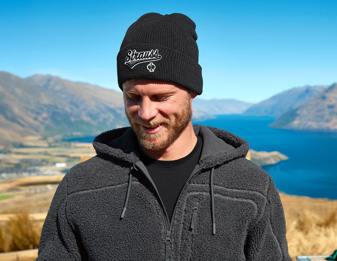 Additional image 2 Knitted hat e.s.e:pic black