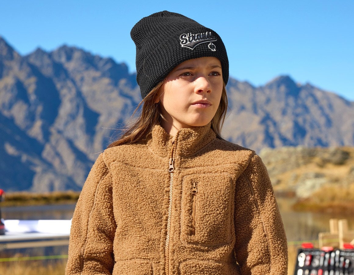 Additional image 3 Knitted hat e.s.e:pic black