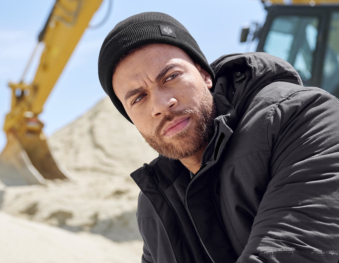 Additional image 1 Knitted hat e.s.iconic black