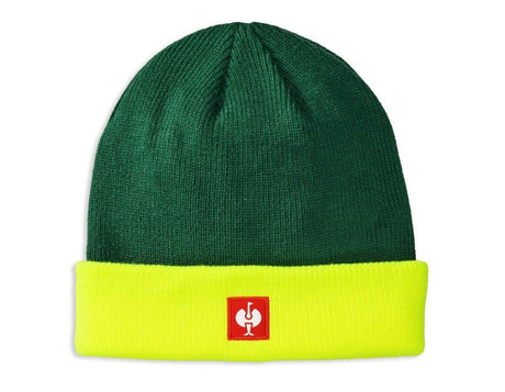 Primary image Knitted hat e.s.motion 24/7 green/high-vis yellow