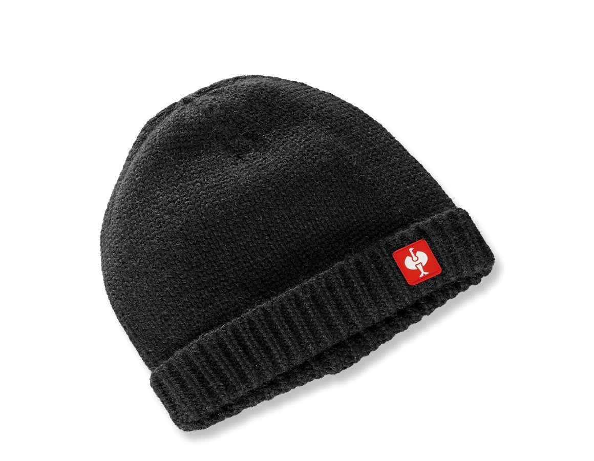 Primary image Knitted hat e.s.roughtough black