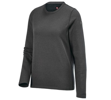 Primary image Knitted pullover e.s.iconic, ladies' carbongrey