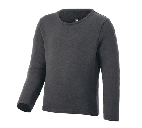 Primary image Knitted pullover e.s.iconic, children's carbongrey