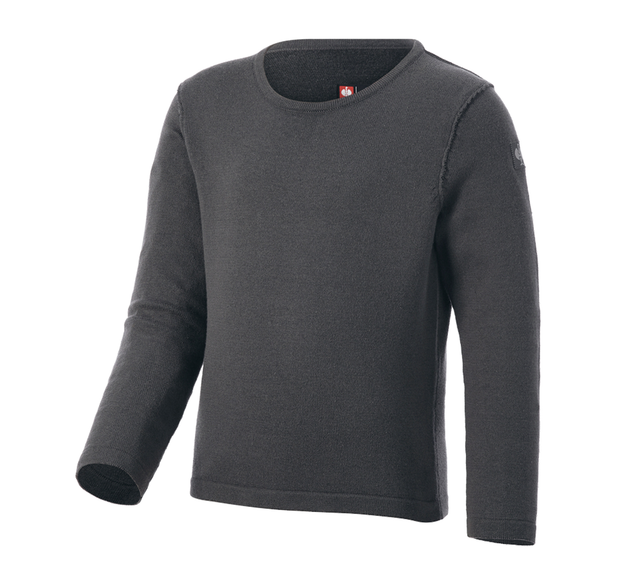 Primary image Knitted pullover e.s.iconic, children's carbongrey