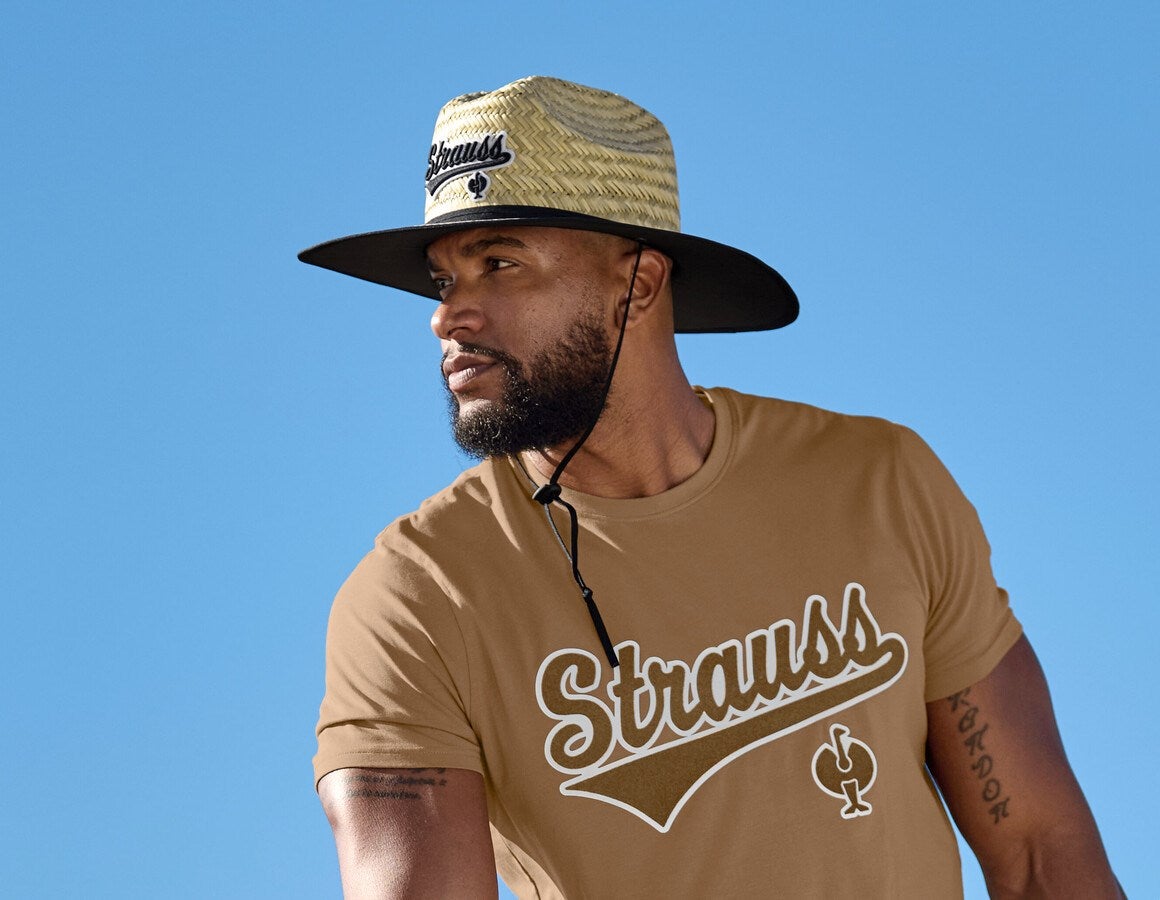 Main action image Straw hat e.s.e:pic lightbrown