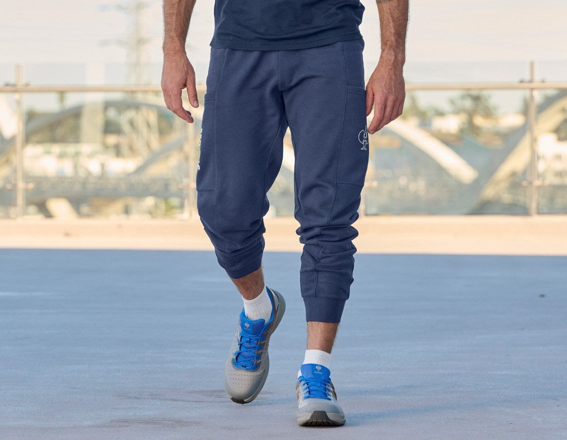 Main action image Sweat pants light e.s.trail deepblue/white