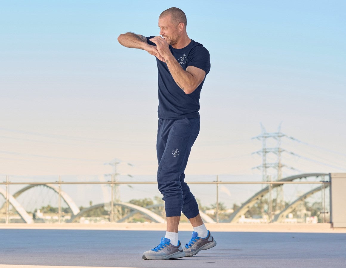 Additional image 1 Sweat pants light e.s.trail deepblue/white