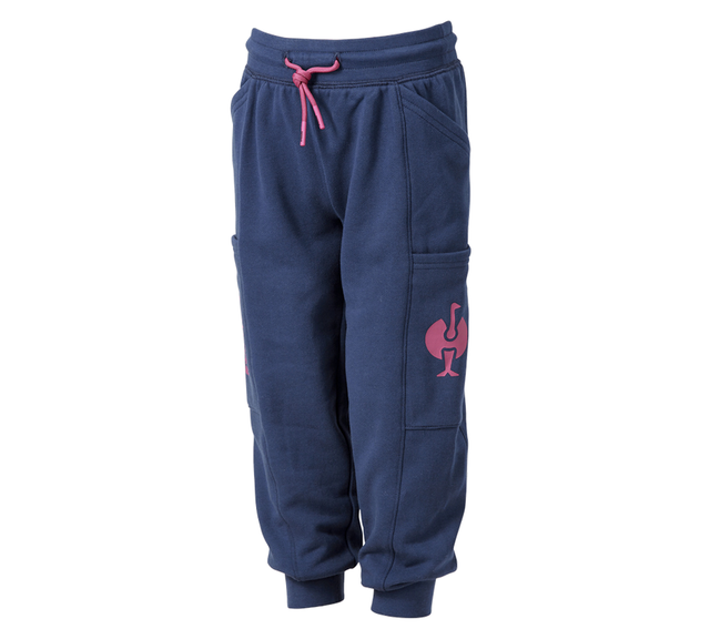 Primary image Sweat pants light e.s.trail, children's deepblue/tarapink