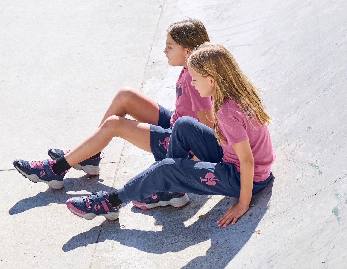 Additional image 4 Sweat pants light e.s.trail, children's deepblue/tarapink