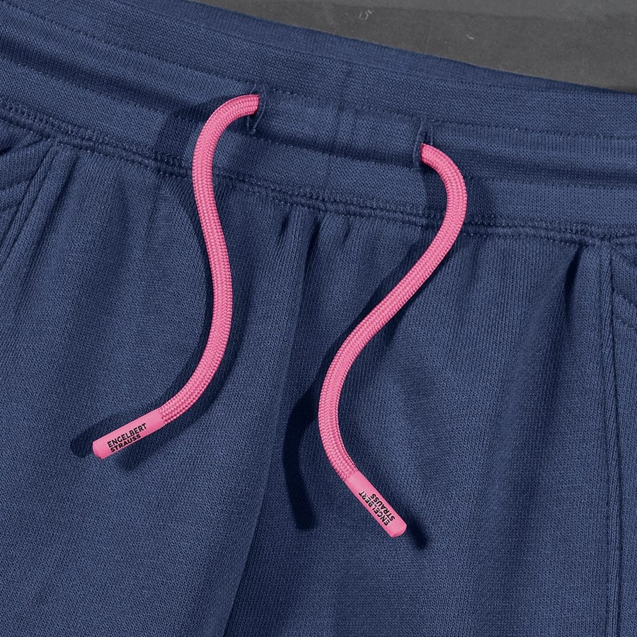 Detailed image Sweat pants light e.s.trail, children's deepblue/tarapink
