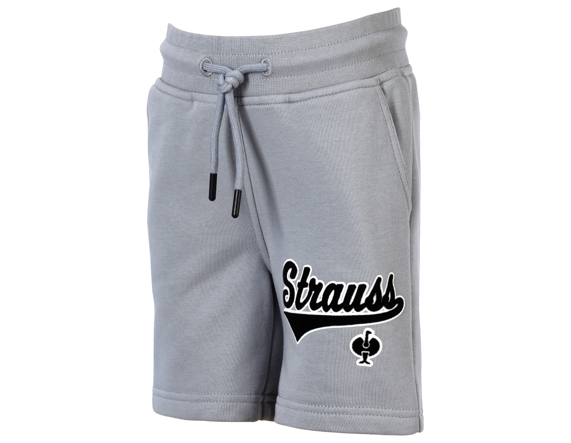Primary image Sweat shorts e.s.e:pic, children's platinum/black
