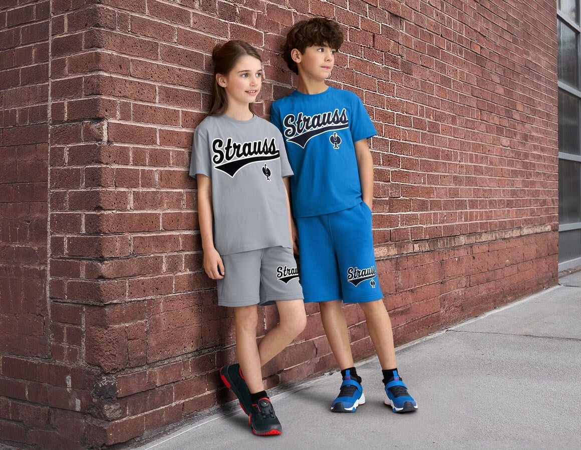 Additional image 2 Sweat shorts e.s.e:pic, children's platinum/black