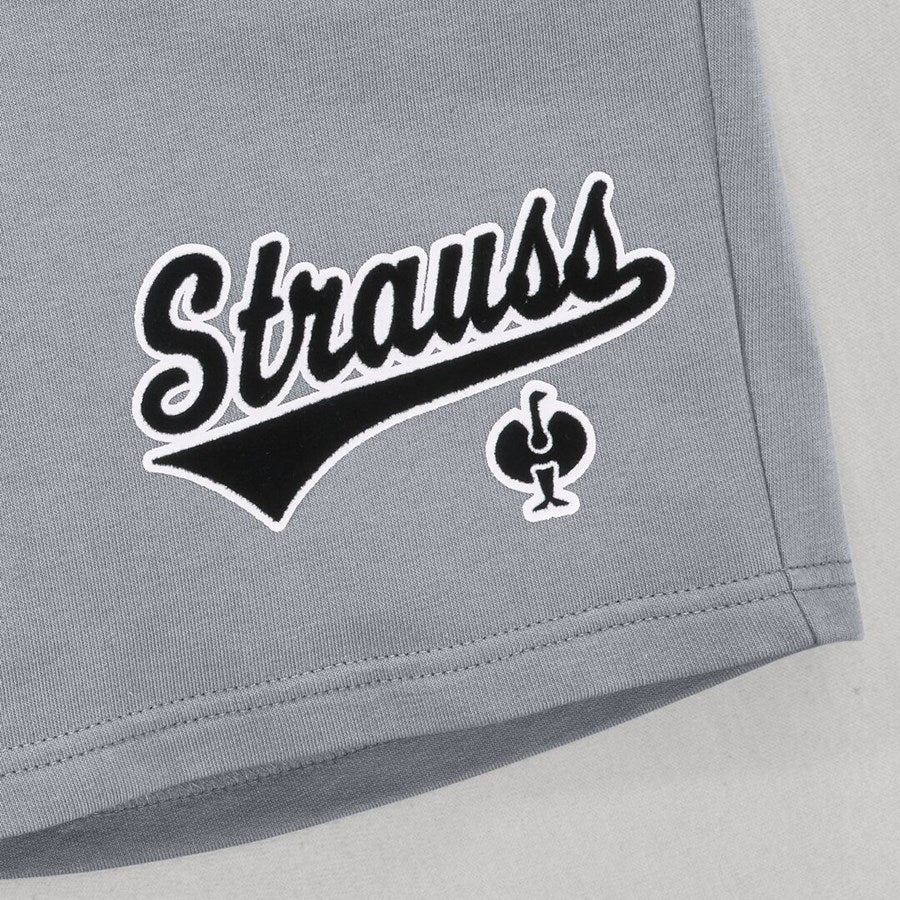 Detailed image Sweat shorts e.s.e:pic, children's platinum/black