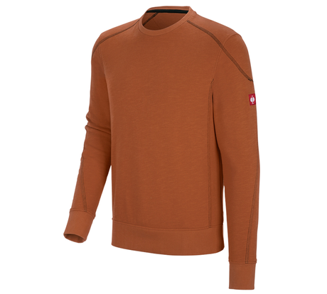 Primary image Sweatshirt cotton slub e.s.roughtough copper