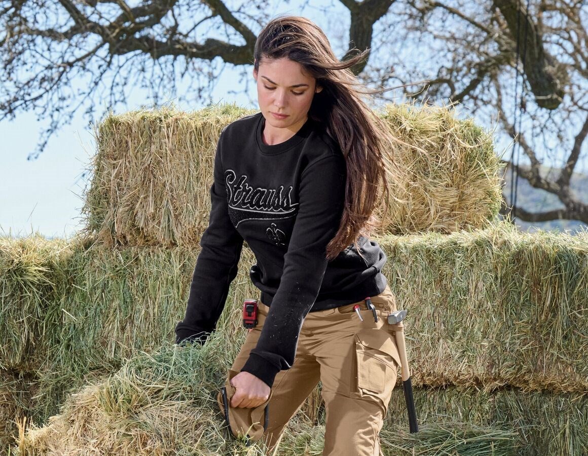 Additional image 1 Sweatshirt e.s.e:pic, ladies' black