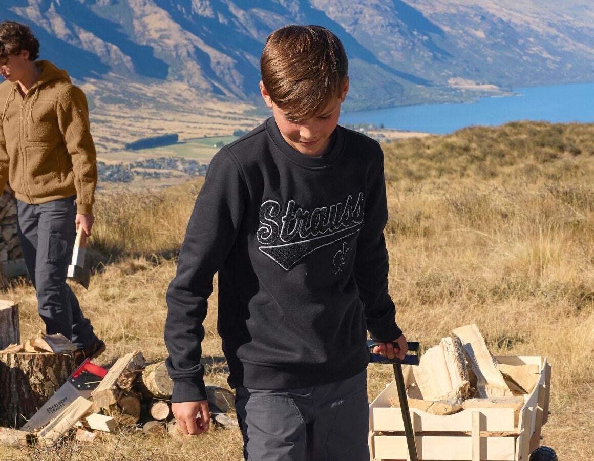 Main action image Sweatshirt e.s.e:pic, children's black