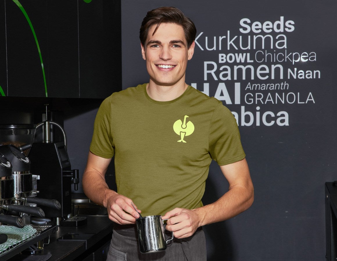 Additional image 2 T-Shirt Merino e.s.trail junipergreen/limegreen