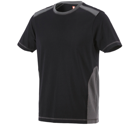 Primary image T-shirt cotton e.s.active black/anthracite