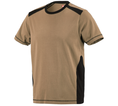 Primary image T-shirt cotton e.s.active khaki/black