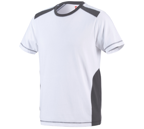 Primary image T-shirt cotton e.s.active white/anthracite