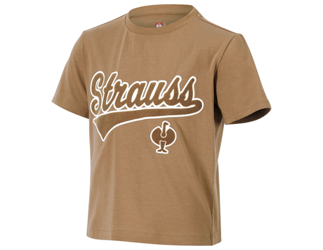 Primary image T-shirt e.s.e:pic, children's almondbrown