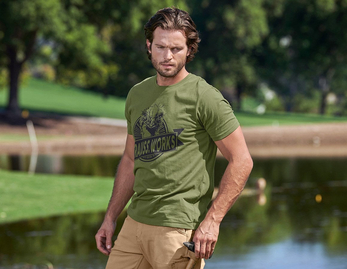 Main action image T-shirt e.s.iconic works mountaingreen