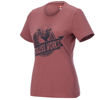 Primary image T-shirt e.s.iconic works, ladies' oxidred