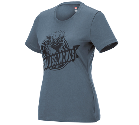 Primary image T-shirt e.s.iconic works, ladies' oxidblue