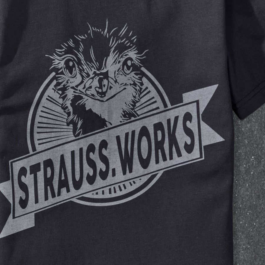 Detailed image T-shirt e.s.iconic works, ladies' black