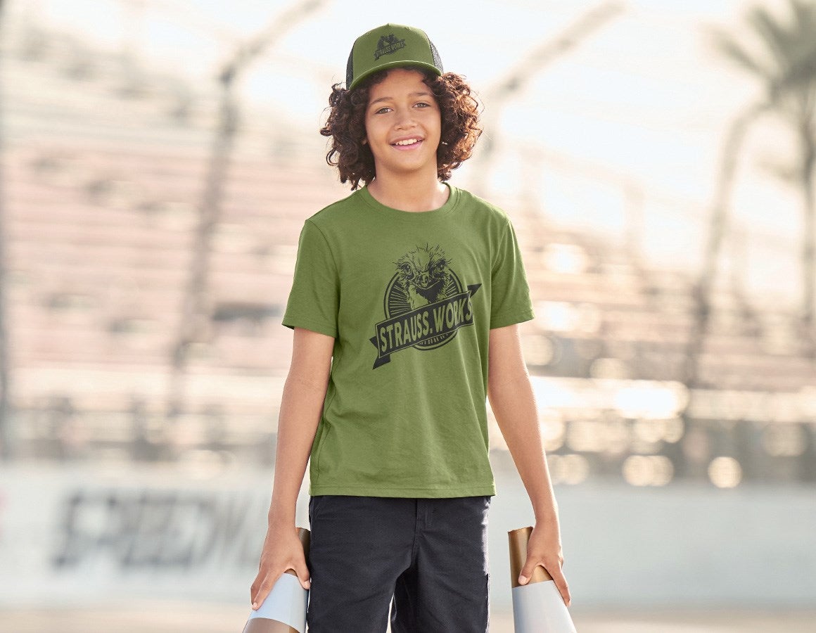 Main action image T-shirt e.s.iconic works, children's mountaingreen