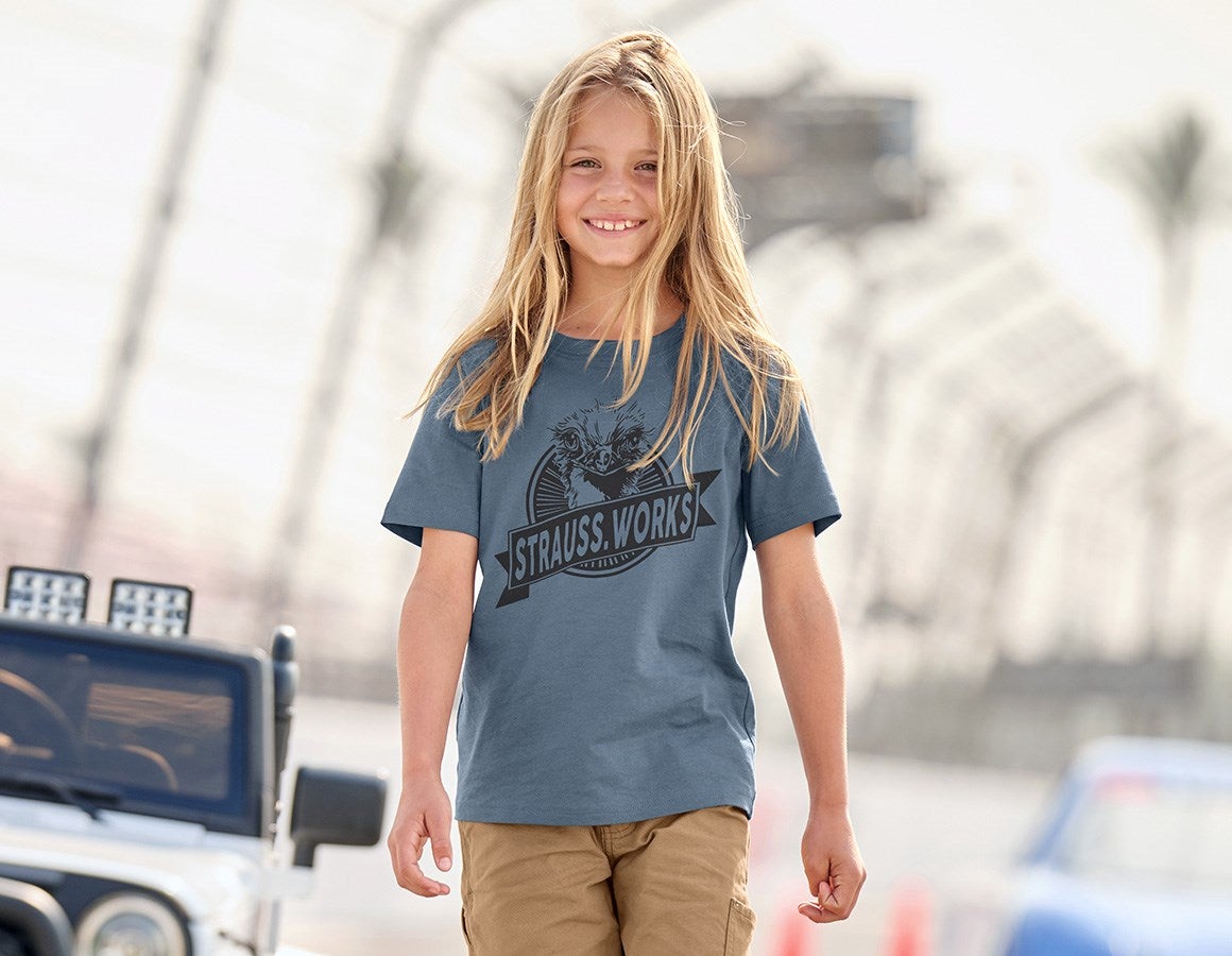 Main action image T-shirt e.s.iconic works, children's oxidblue