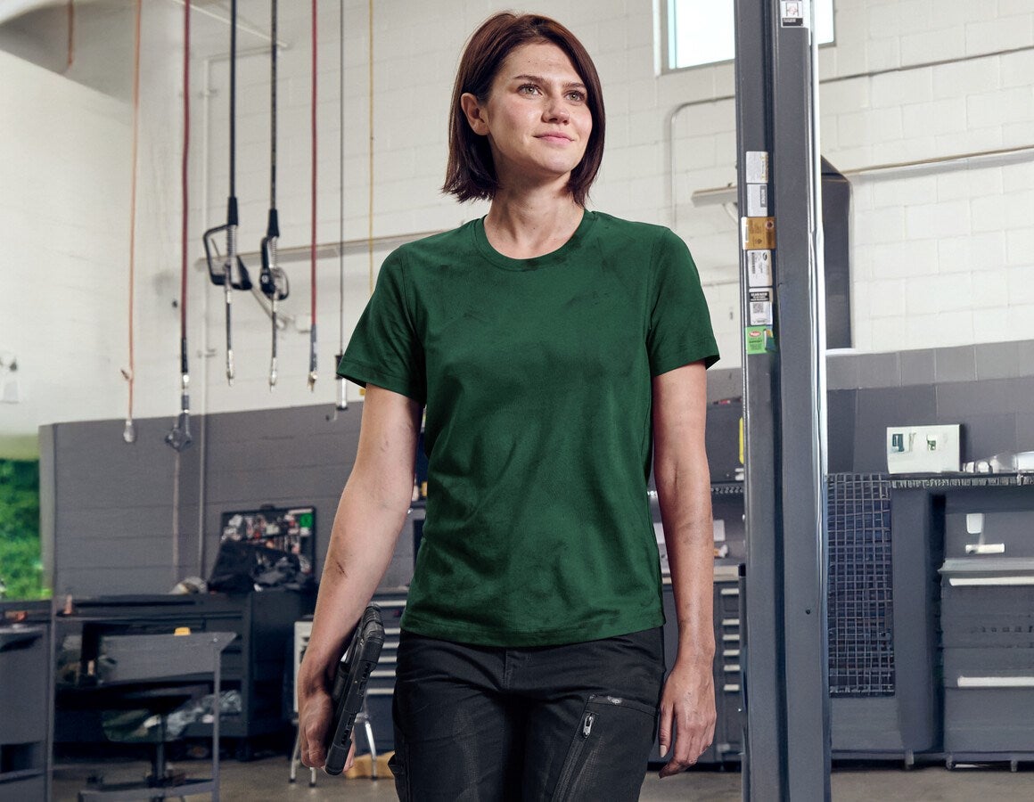 Main action image T-shirt e.s.industry, ladies' green