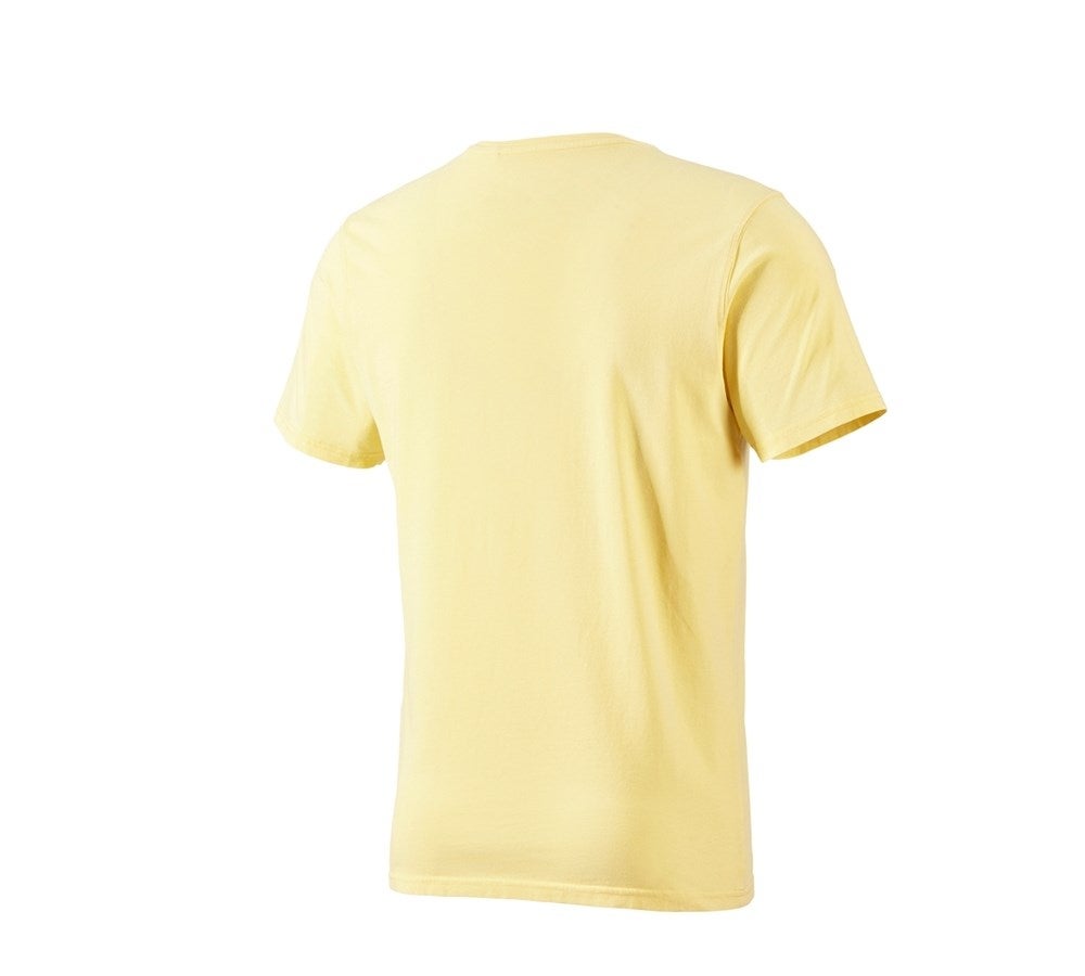 Secondary image T-Shirt e.s.motion ten pure lightyellow vintage