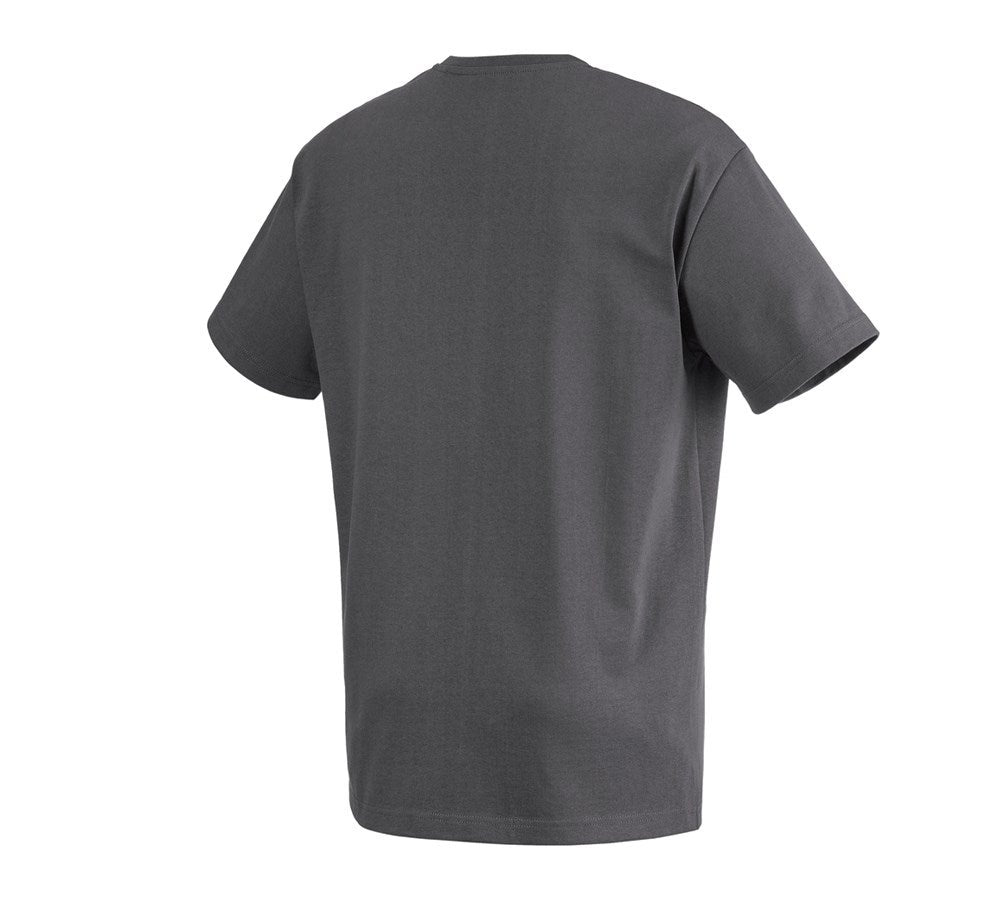 Secondary image T-shirt heavy e.s.iconic carbongrey